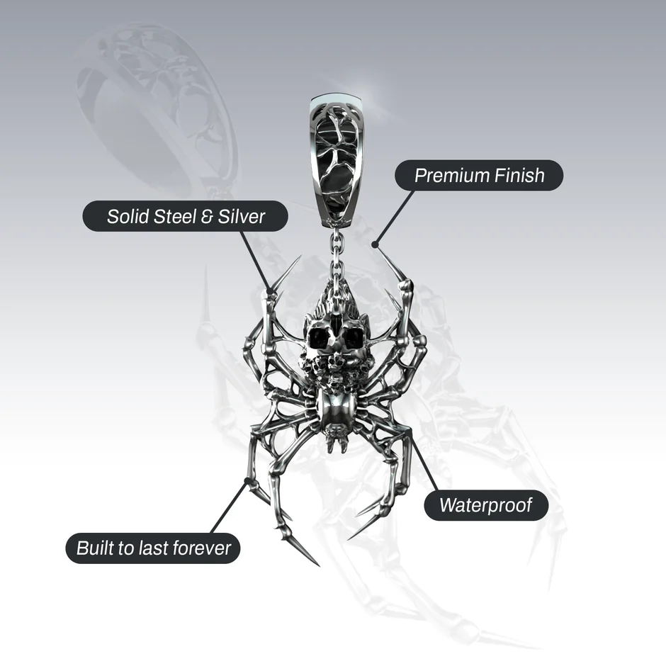 CATACOMBS SPIDER PENDANT