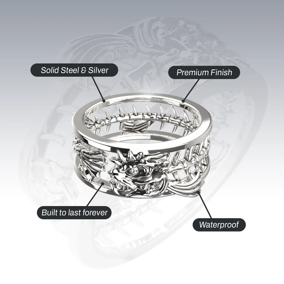 FISH SKELETON RING
