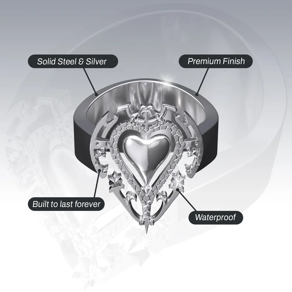 ANTIQUE HEART RING