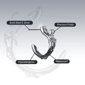 SUCCUBUS OPEN HOOP EARRING