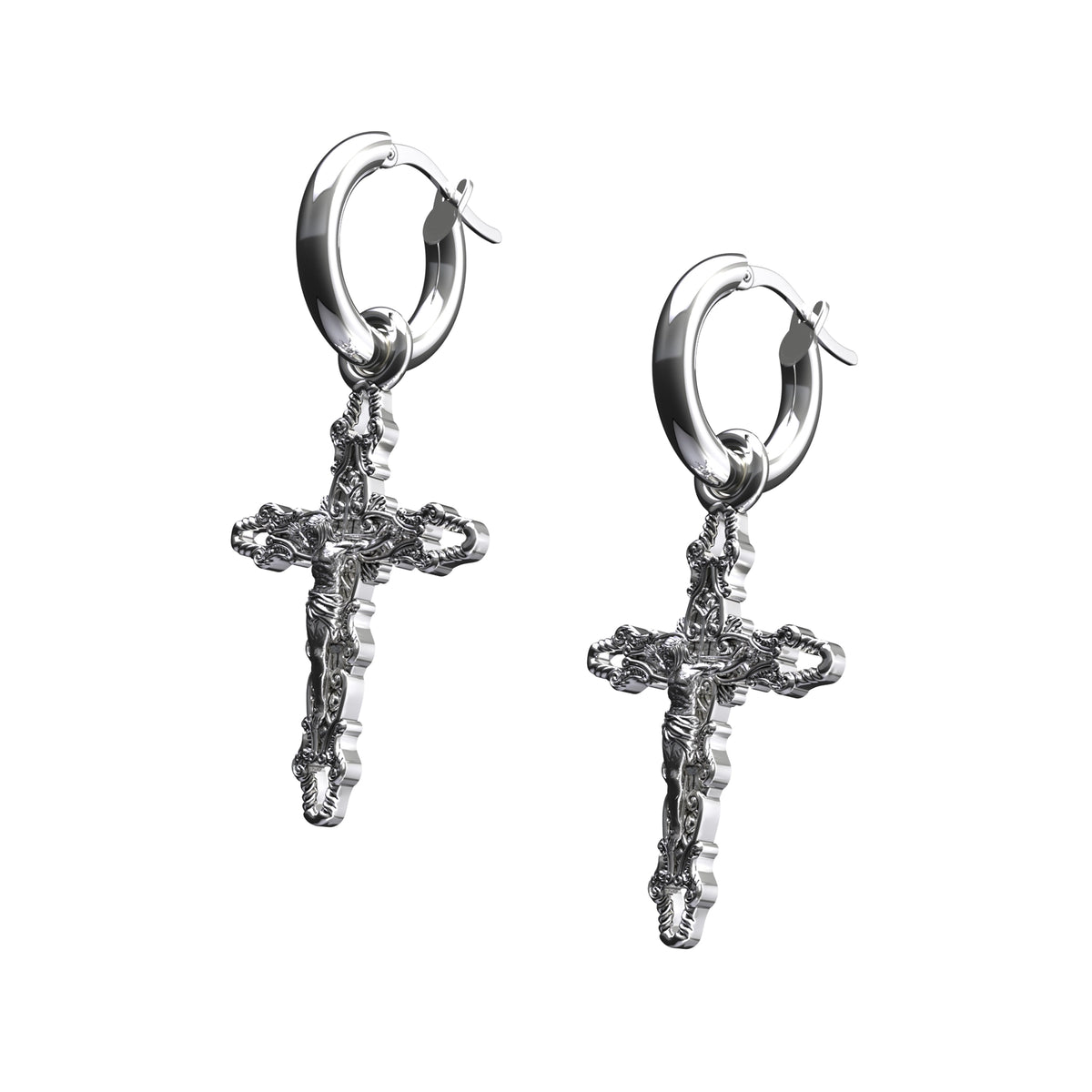 CRUCIFIX CROSS EARRING