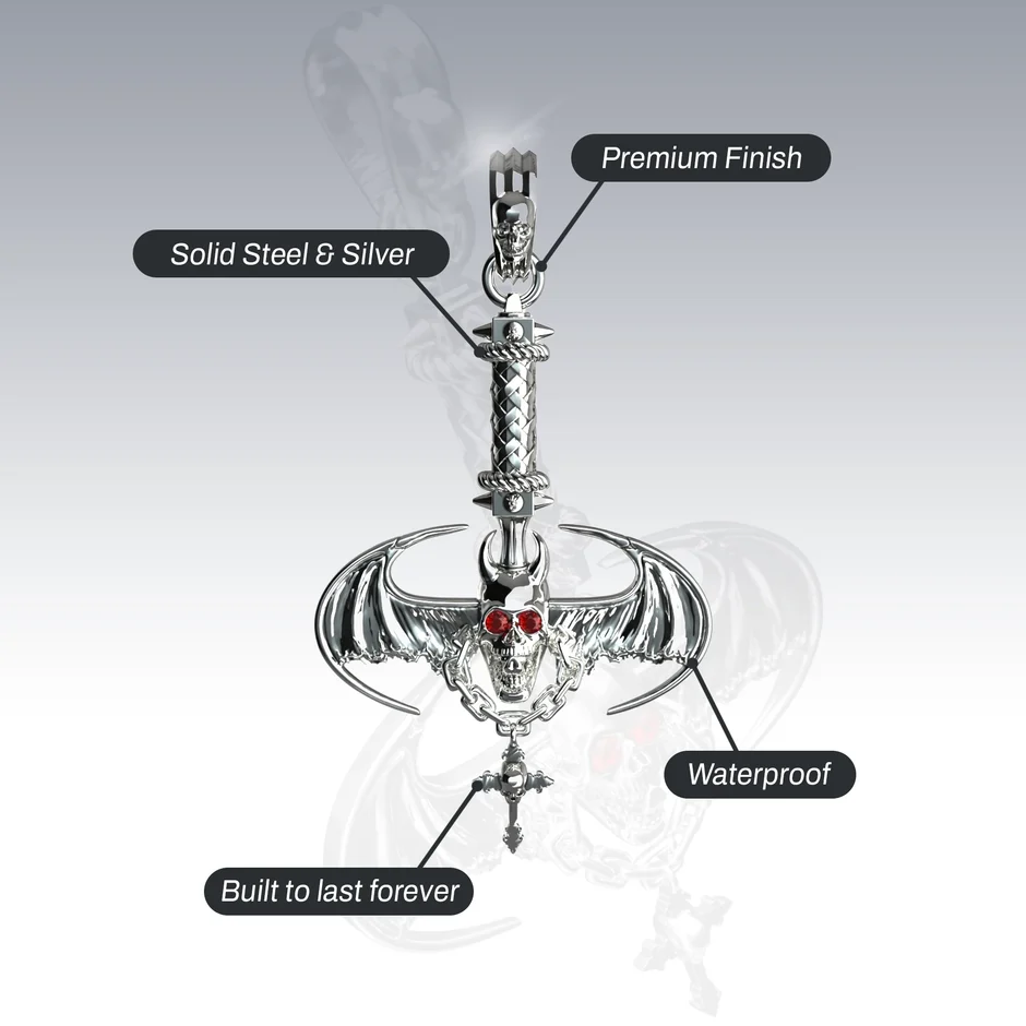 DAISY BATTLE AXE PENDANT