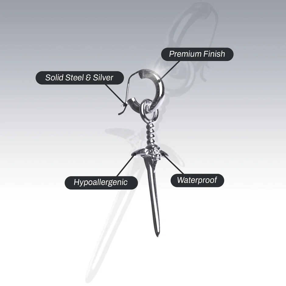 WARLOCK SWORD EARRING